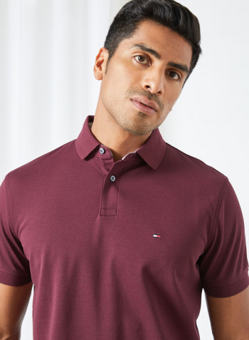 1986 Regular Fit Polo Burgundy
