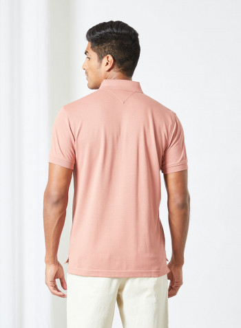 1987 Regular Fit Polo Pink