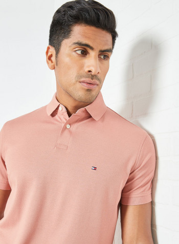 1987 Regular Fit Polo Pink