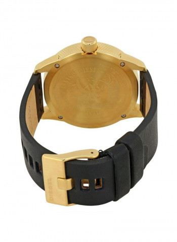 Men's Leather Analog Wrist Watch DZ1801