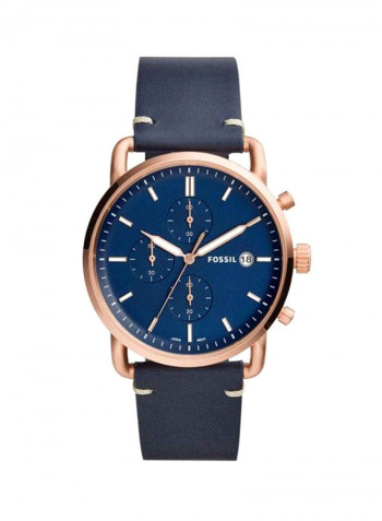 Men's Leather Chronograph Wrist Watch FS5404