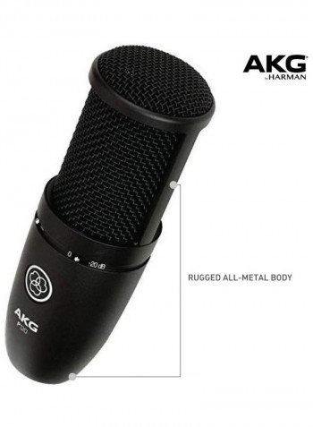 Recording Condenser Microphone AKG P120 Black