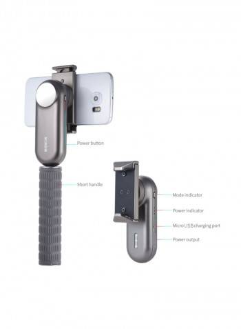 1-Axis Handheld Stabilizing Gimbal Grey