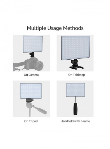 Air II LED Video Photography Light Panel White/Black
