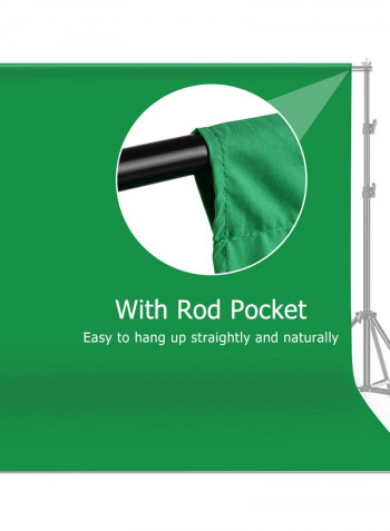 Professional Photography Background Screen 6 x 3meter Green