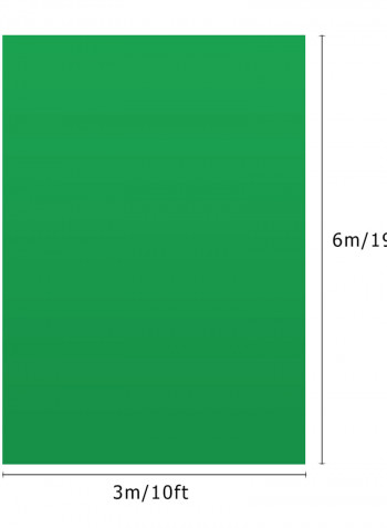 Professional Photography Background Screen 6 x 3meter Green