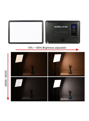Wireless Photography LED Video Light Black/White