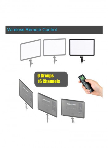 Wireless Photography LED Video Light Black/White