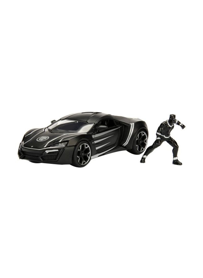 Marvel Black Panther And Lykan Hypersport Die-Cast Vehicle 99723 2.75inch