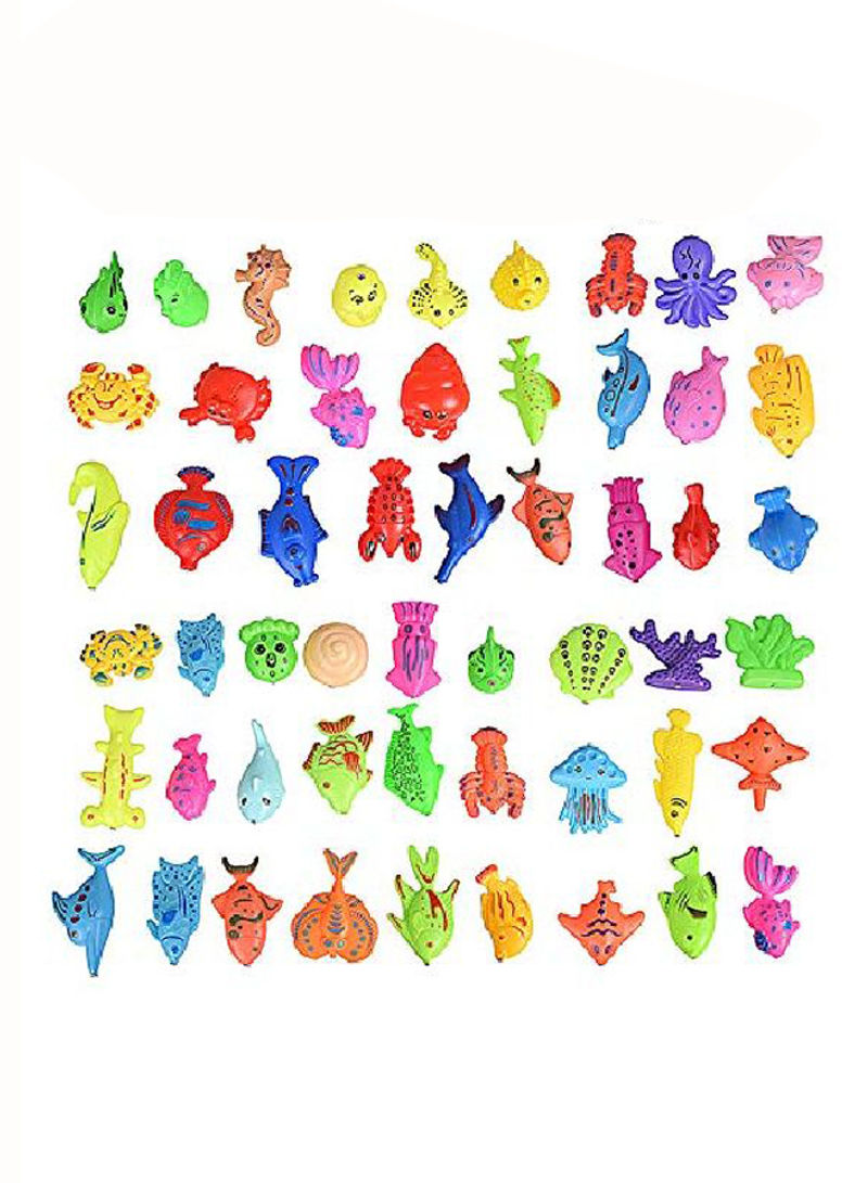46-Piece Magnetic Fishing Toy Set
