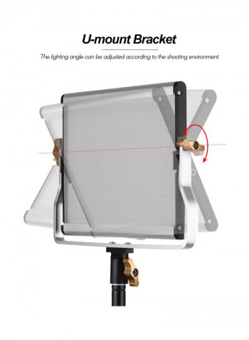 Portable Studio Photography And Video Shooting Light Panel Kit 23.2x19.8centimeter Black/Silver/Gold