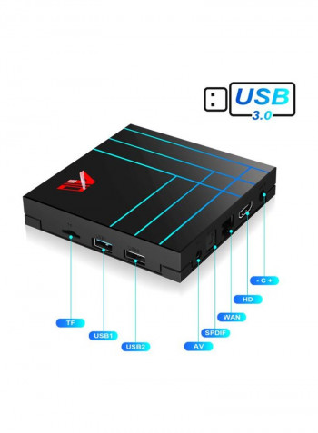 A10 Smart Android 9.0 TV Box A10 Black