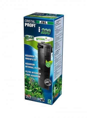 Cristalprofi I200 Greenline Black 8.5x8.5x36.5cm