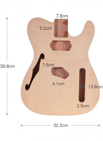 Unfinished Electric Guitar Body