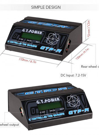GTP-W IC Temperature Controlled Tire Warmer Strip Heater With LCD Display 20.6cm