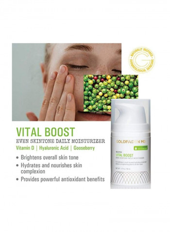 Vital Boost Even Skintone Daily Moisturiser 1.7ounce