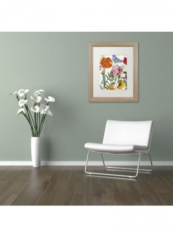 Praying Mantis And Pepper 2 Canvas Wall Art multicolour 12 x 19inch