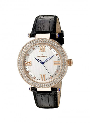Women's Leather Analog Watch 3046BK