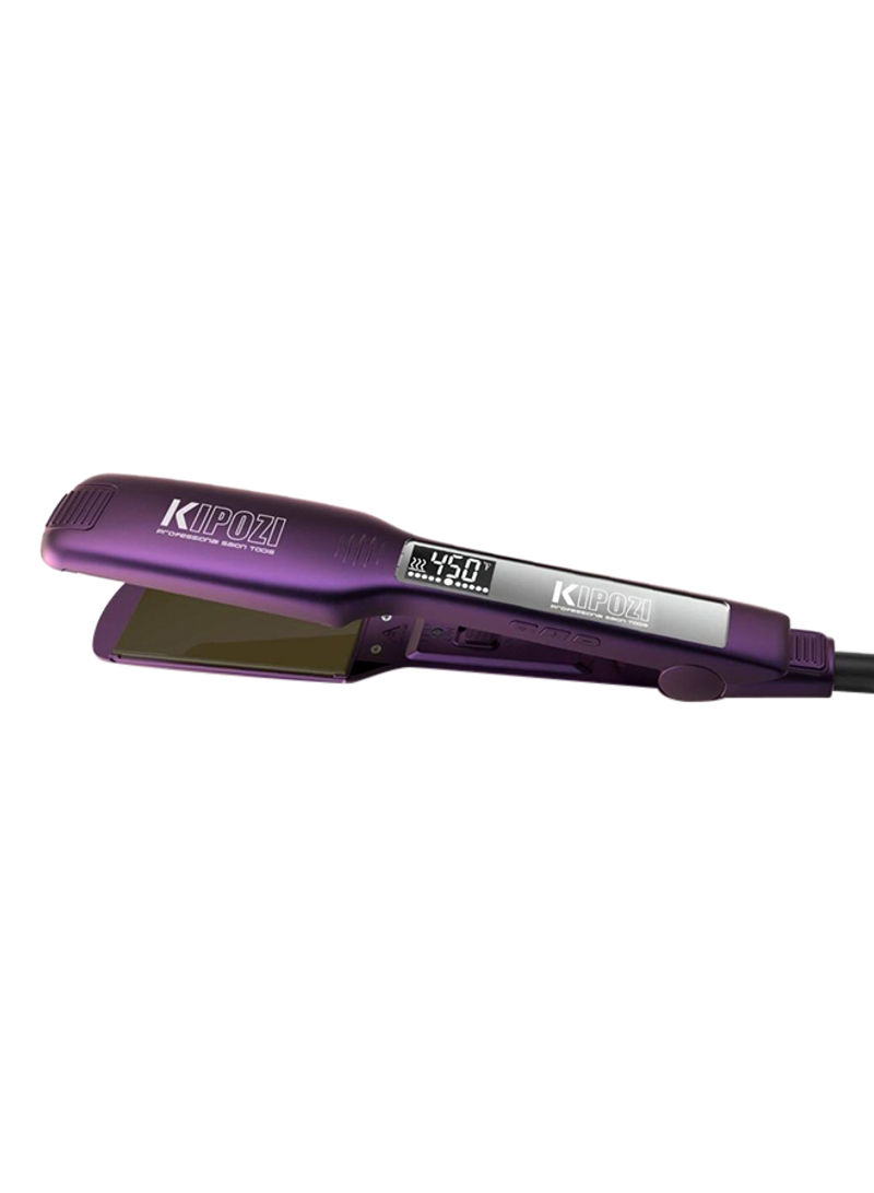 Pro Flat Iron Hair Straightener Purple