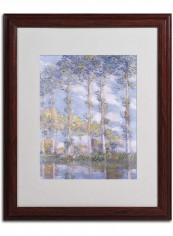 The Poplars Canvas Wall Art Multicolour 16 x 20inch