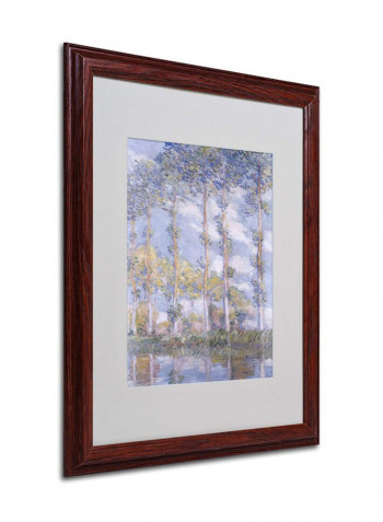 The Poplars Canvas Wall Art Multicolour 16 x 20inch
