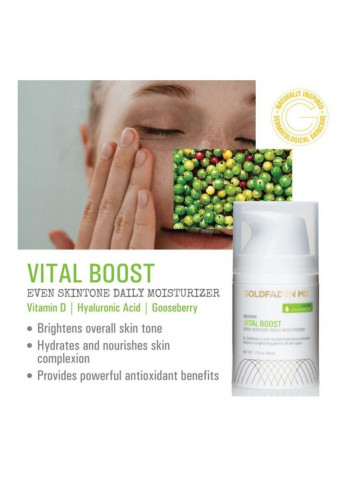 Vital Boost Even Skintone Daily Moisturizer 50ml