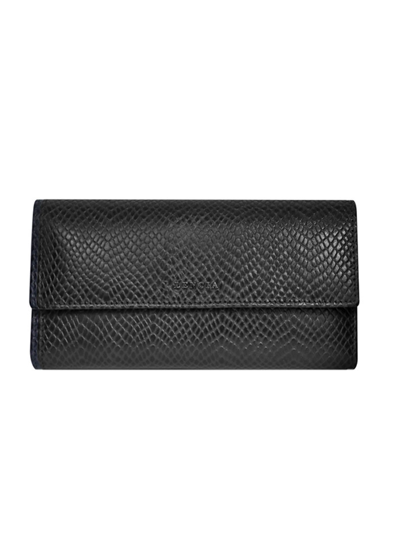 Casual Leather Wallet Black