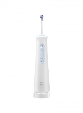Waterflosser 4 Portable Irrigator Power Toothbrush White