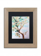 Blue Maple Birch Frame Wall Art Multicolour 11 x 14inch