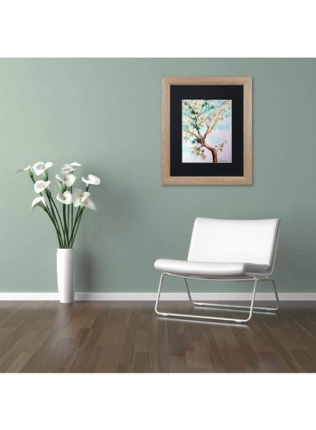 Blue Maple Birch Frame Wall Art Multicolour 11 x 14inch