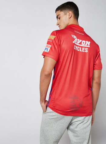 Kings XI Punjab Jersey Red