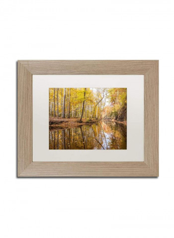 Beaver Creek 3 Birch Frame Wall Art Multicolour 11 x 14inch