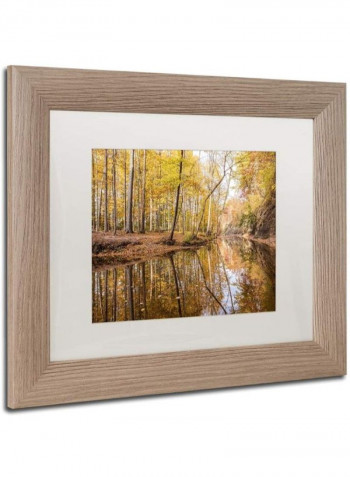 Beaver Creek 3 Birch Frame Wall Art Multicolour 11 x 14inch