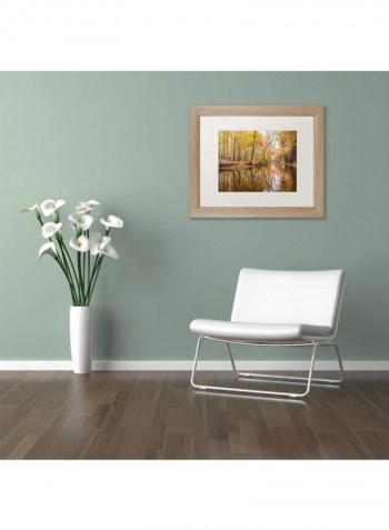 Beaver Creek 3 Birch Frame Wall Art Multicolour 11 x 14inch