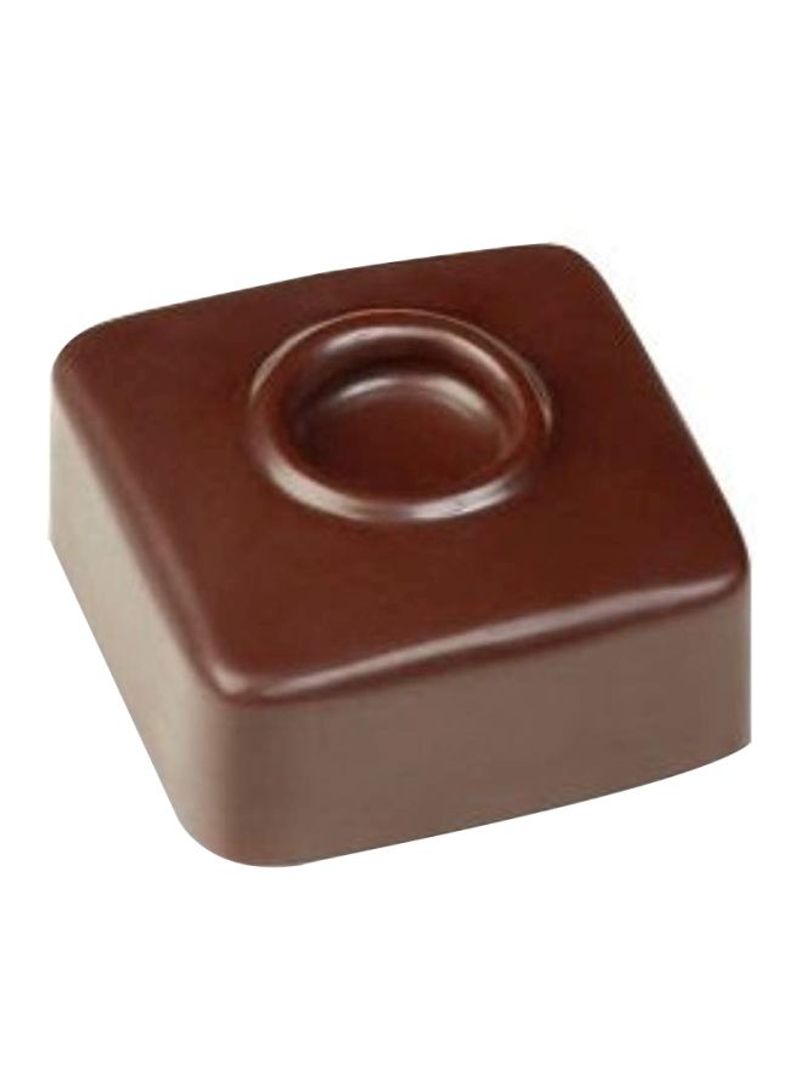 21-Cavities Chocolate Mould Brown 26x13millimeter
