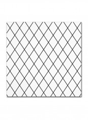 Group 04 B Canvas Wall Art Black/White 18 x 18inch