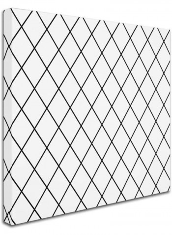 Group 04 B Canvas Wall Art Black/White 18 x 18inch