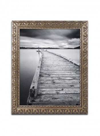 Motchia Acrylic Wall Art Black/Grey 11 x 14inch