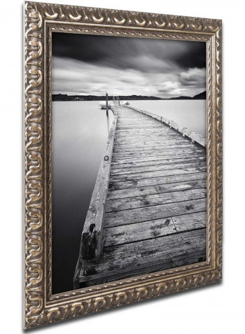 Motchia Acrylic Wall Art Black/Grey 11 x 14inch