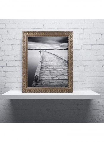 Motchia Acrylic Wall Art Black/Grey 11 x 14inch