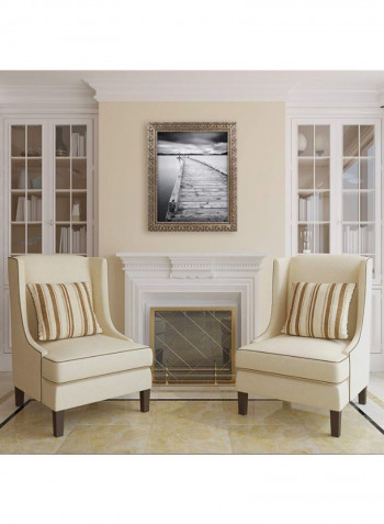 Motchia Acrylic Wall Art Black/Grey 11 x 14inch