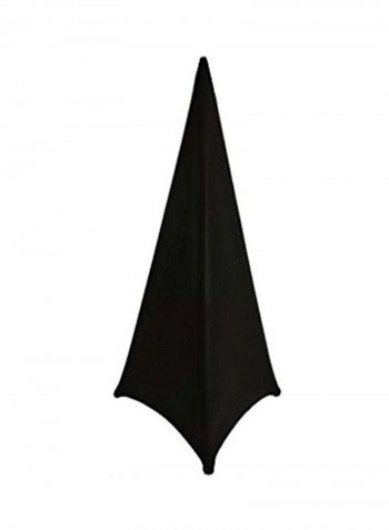 3 Sided DJ Speaker And Light Stand Scrim PSCRIM3B Black