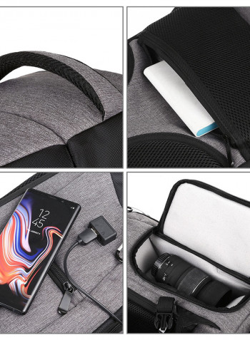 Large Capacity Camera Bag Grey