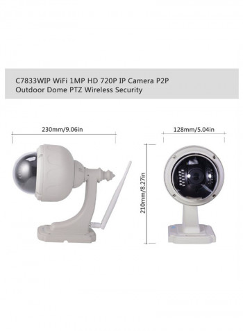 P2P Outdoor Dome Wireless Security Camera