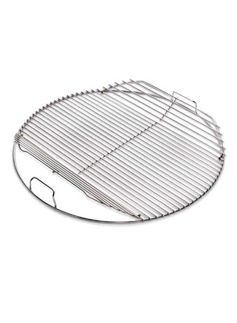 Hinged Cooking Grate Silver 17.5x1.75x17.5inch