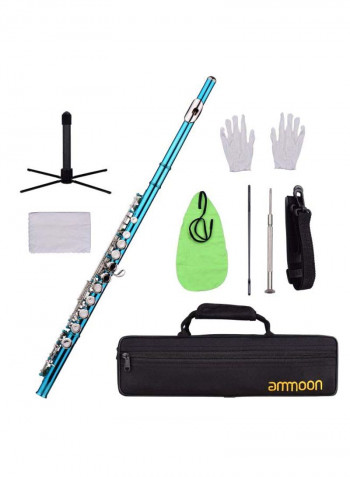 16-Keys Closed Hole-C Flute With Storage Bag