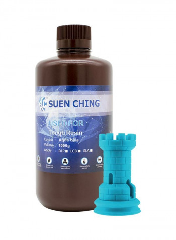 3D Printing Rapid Tough Resin 1000g Aqua Blue