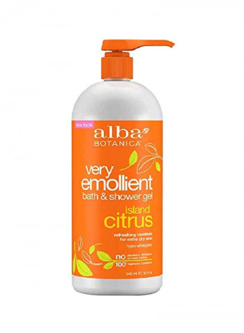 Pack Of 2 Very Emollient Bath And Shower Gel - Island Citrus 32ounce
