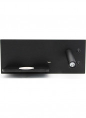 Wireless Wall Lamp Matt Black 45x30x20centimeter