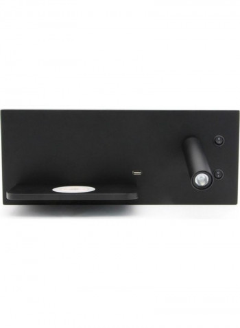 Wireless Wall Lamp Matt Black 45x30x20centimeter
